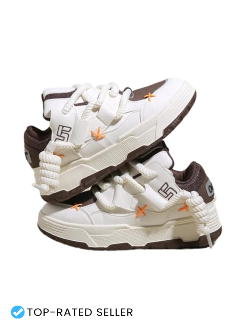 Y2K Kawaii Chunky Platform Sneakers Thick Sole Walking Shoes Lace-Up